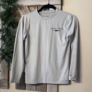 Salt Life Light Gray Long Sleeve Tee